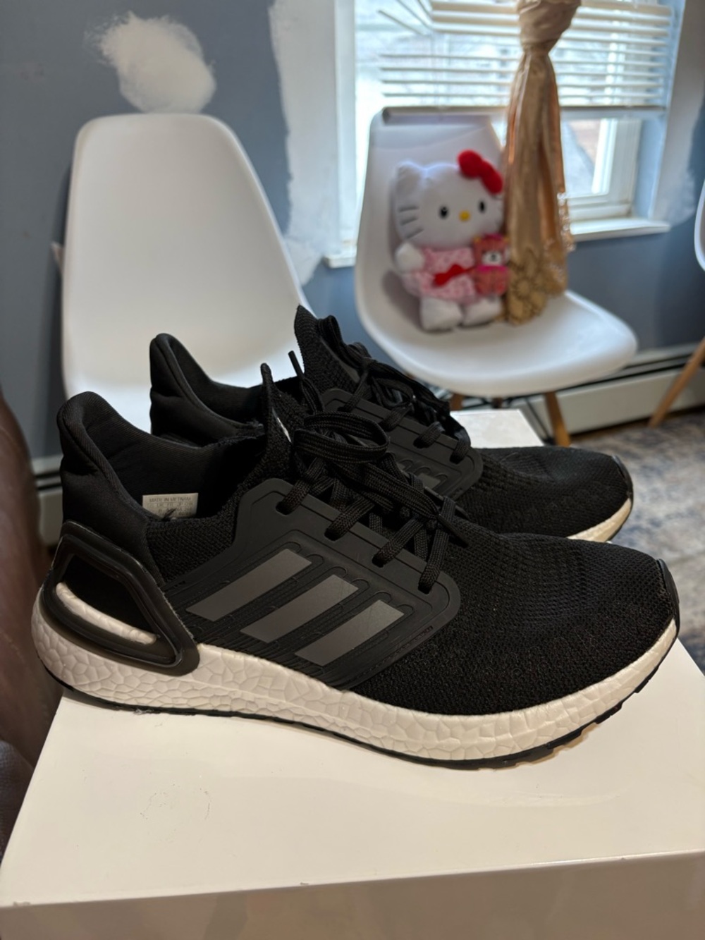 adidas Black and White Athletic Sneakers